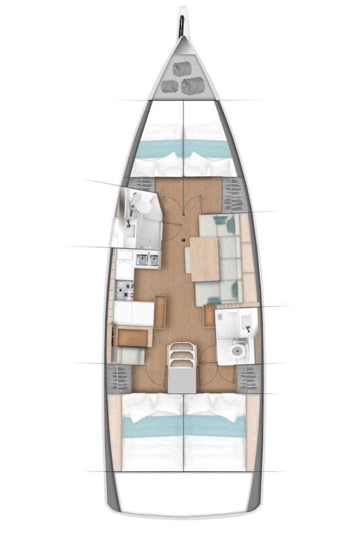 Jeanneau Sun Odyssey 440 te huur van particulier of professional in Portisco
