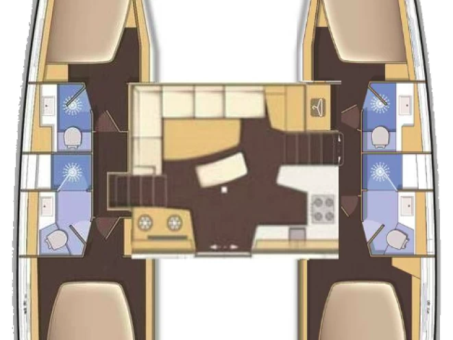 Verhuur Catamaran Lagoon met vaarbewijs