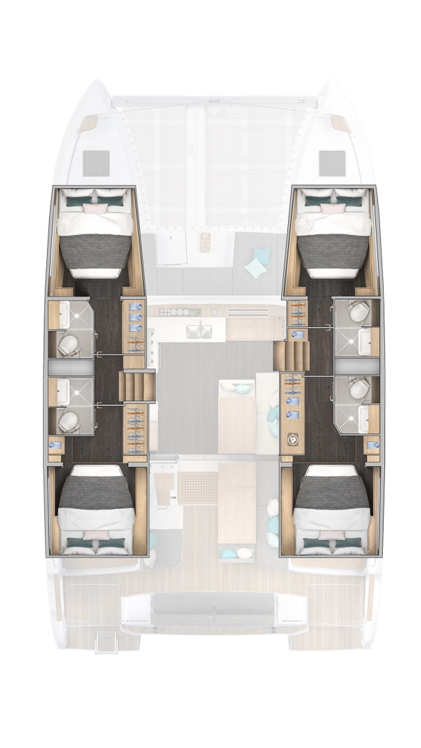 Verhuur Catamaran Lagoon met vaarbewijs