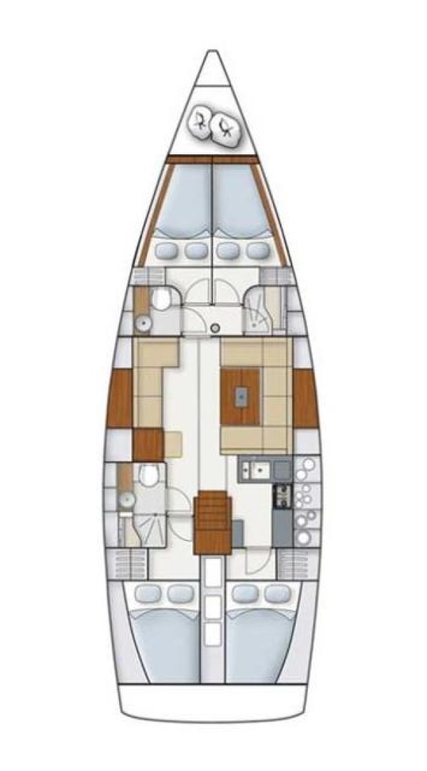 Verhuur Zeilboot in Fethiye - Hanse Hanse 445