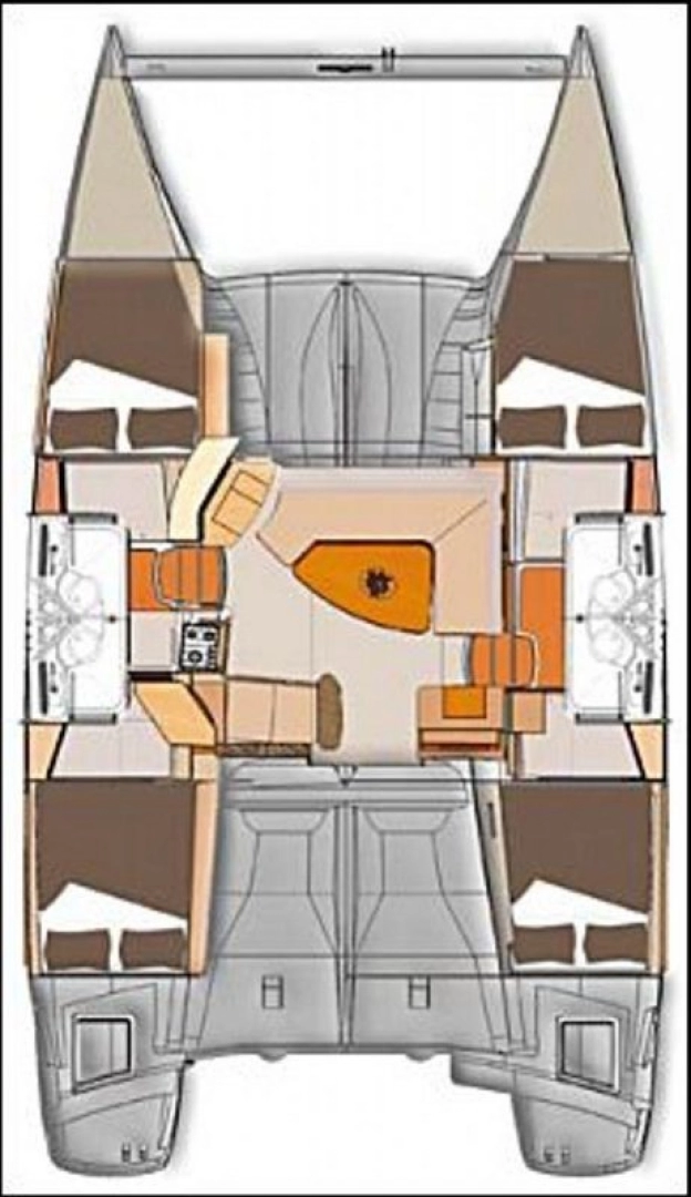 Jachthuur in Fethiye - Fountaine Pajot Lipari 41 via SamBoat