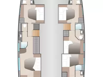 Verhuur Catamaran Fountaine Pajot met vaarbewijs