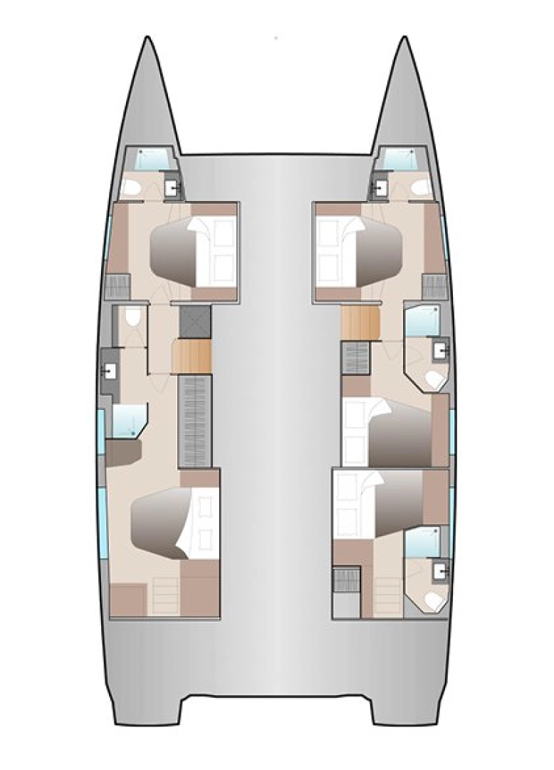 Verhuur Catamaran in Road Town - Fountaine Pajot Aura 51