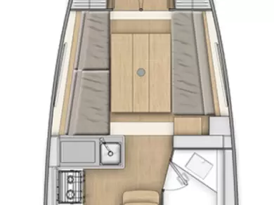 Verhuur Zeilboot Bénéteau met vaarbewijs