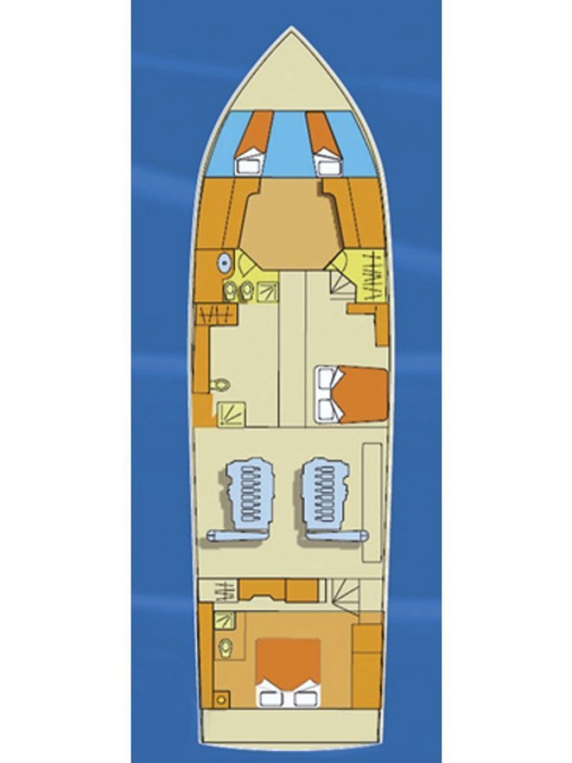 Cheoy Lee Shipyard Hong Kong Cheoy Lee 55 te huur van particulier of professional in Split