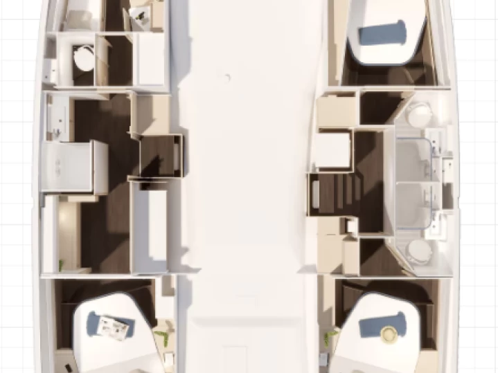 Verhuur Catamaran in Frenchtown - Fountaine Pajot Fountaine Pajot FP 44 Maestro - 3 cab.