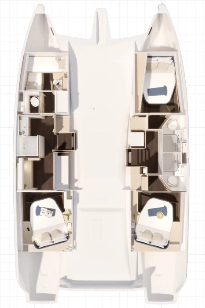 Bootverhuur Fountaine Pajot Fountaine Pajot FP 44 Maestro - 3 cab. in Frenchtown via SamBoat
