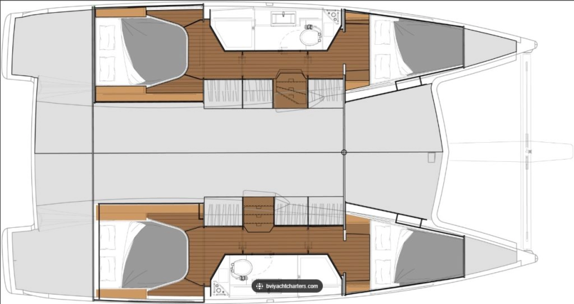 Verhuur Catamaran Fountaine Pajot met vaarbewijs