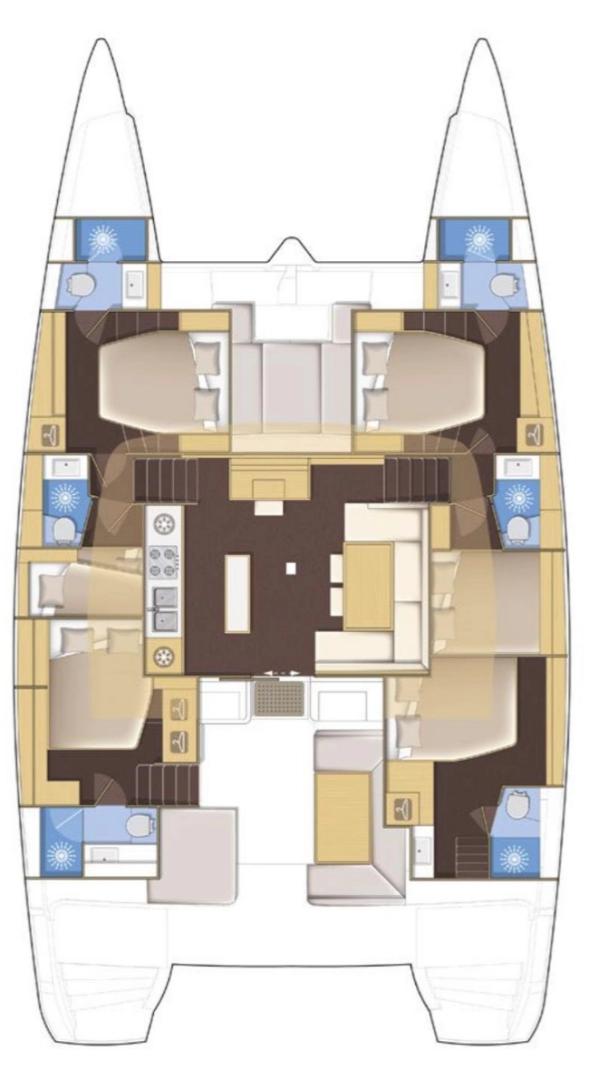 Verhuur Catamaran in Belize-stad - Lagoon Lagoon 52