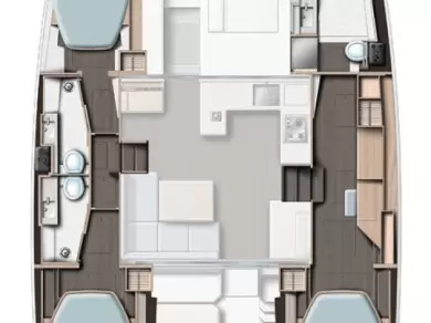 Bootverhuur Leopard Catamarans / Robertson & Caine Leopard 42 - 3 cab. in Marsh Harbour via SamBoat