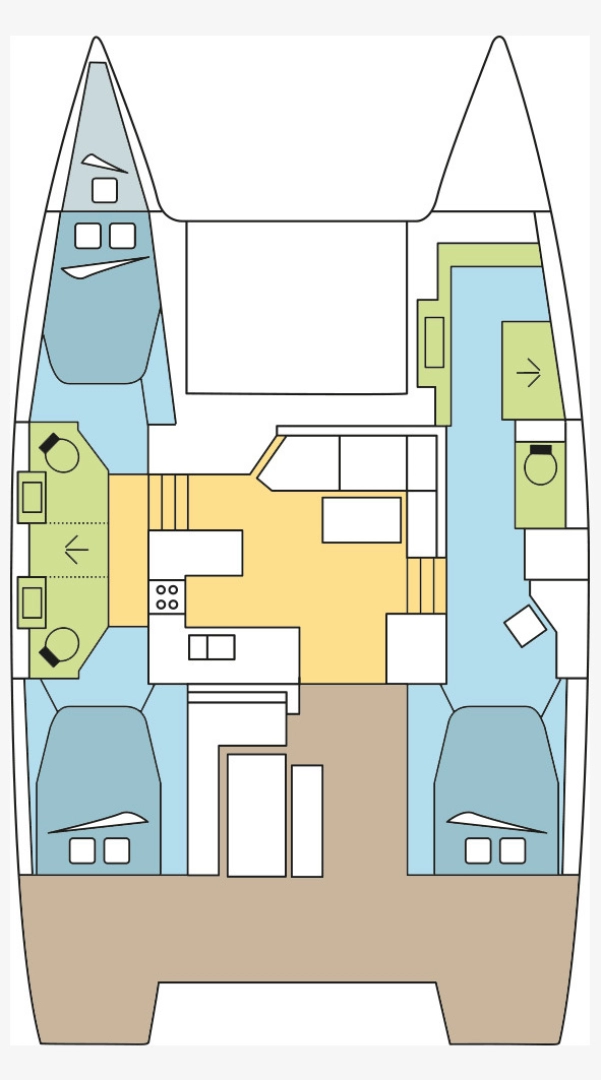 Jachthuur in Marseille - Fountaine Pajot Astrea 42 via SamBoat