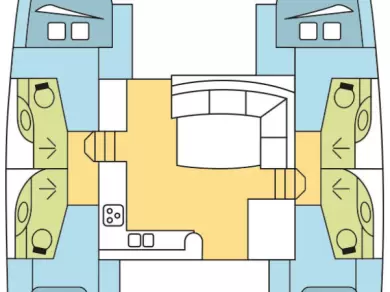 Catamaran te huur in Tribunj voor de beste prijs