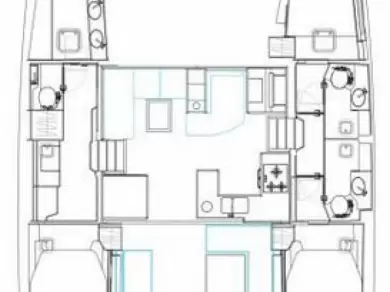 Verhuur Catamaran Nautitech met vaarbewijs