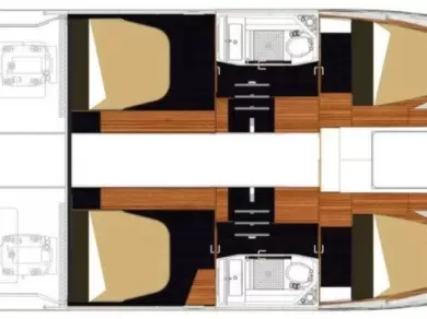 Verhuur Motorboot in Rogoznica - Fountaine Pajot Fountaine Pajot MY 37