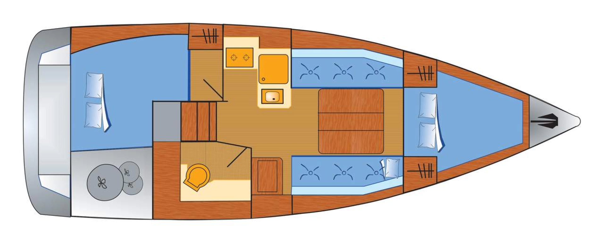 Huur Zeilboot met of zonder schipper Dufour in Heiligenhafen