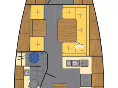 Hanse Hanse 370 te huur van particulier of professional in Heiligenhafen