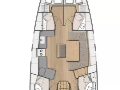 Verhuur Zeilboot in Cala d'Or - Bénéteau Oceanis 46.1