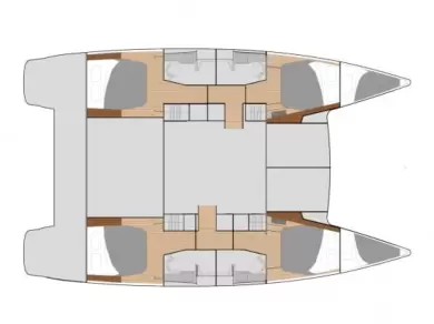 Verhuur Catamaran Fountaine Pajot met vaarbewijs