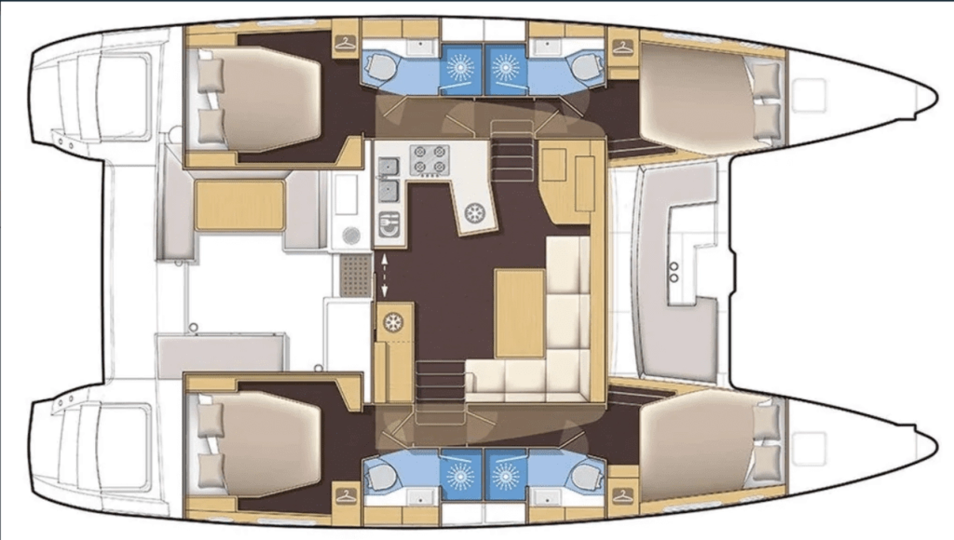Huur Catamaran met of zonder schipper Lagoon in Parish of Saint George