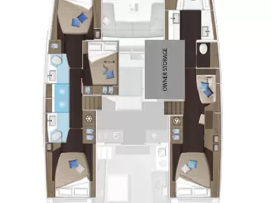 Verhuur Catamaran in Road Town - Lagoon Lagoon 51