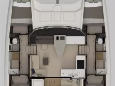 Verhuur Catamaran Nautitech met vaarbewijs