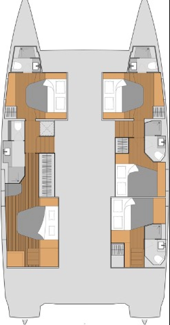 Verhuur Catamaran in Saint-Raphaël - Fountaine Pajot Aura 51