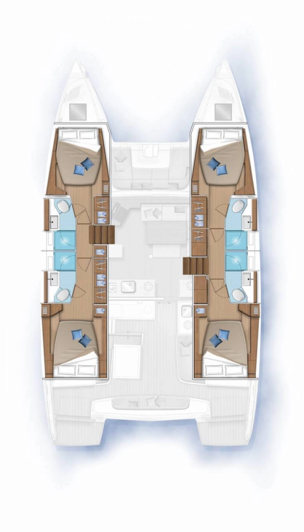 Bootverhuur Lagoon Lagoon 46 in Saint-Raphaël via SamBoat