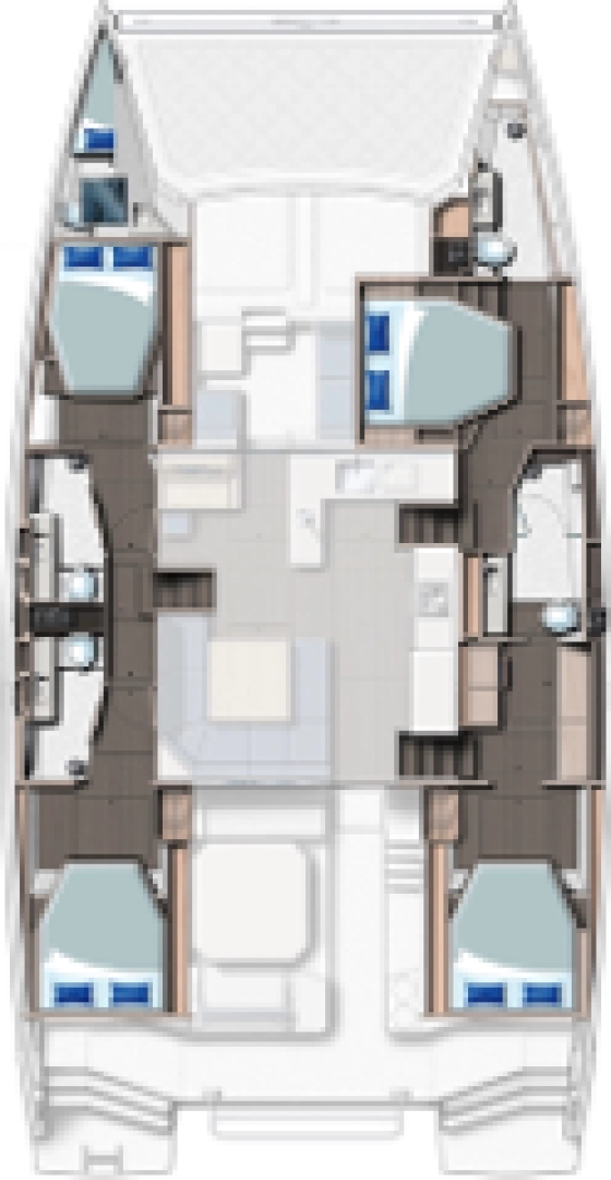 Jachthuur in Saint-Raphaël - Leopard Catamarans / Robertson & Caine Leopard 50 via SamBoat