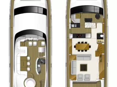 Verhuur Jacht in Trogir - Princess Princess Y85