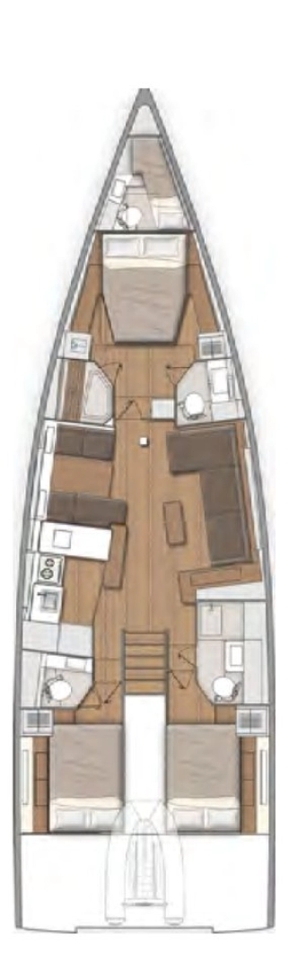 Verhuur Zeilboot in Cugnana Verde - Bénéteau First 53