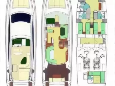 Riva Riva Dolcevita 70 Super - 3 + 1 cab. te huur van particulier of professional in Novigrad