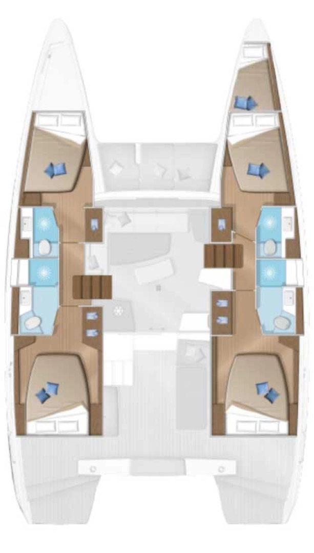 Verhuur Catamaran in Trogir - Lagoon Lagoon 42