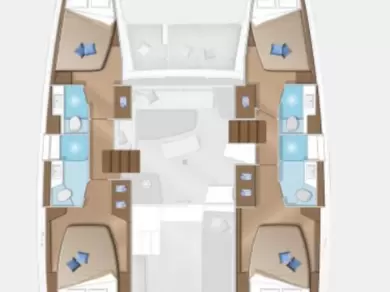 Verhuur Catamaran Lagoon met vaarbewijs