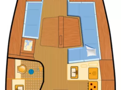 Huur een Hanse Hanse 418 in Punat