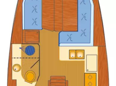 Huur een Jeanneau Sun Odyssey 389 in Rogoznica