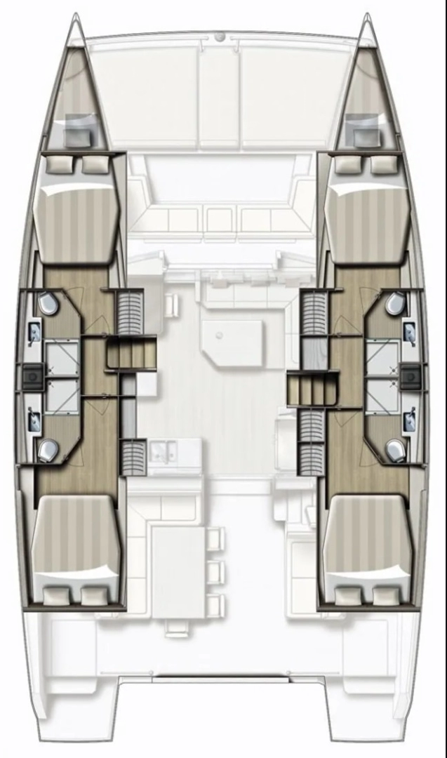 Catamaran te huur in Lefkáda voor de beste prijs