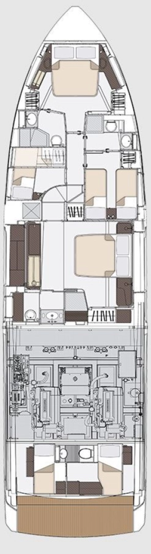 Azimut Azimut 68 te huur van particulier of professional in Podstrana
