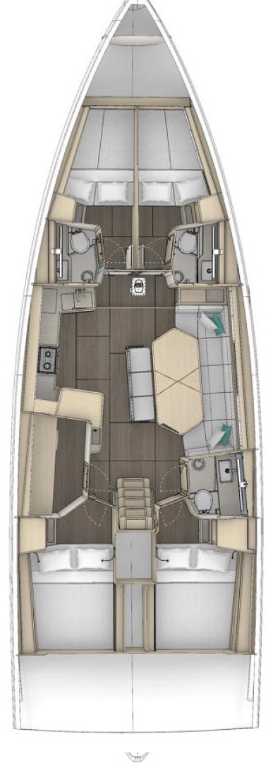 Huur Zeilboot met of zonder schipper Dufour in Sukošan