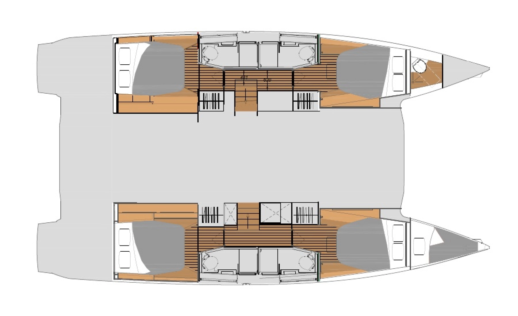 Fountaine Pajot Elba 45 te huur van particulier of professional in Seget Donji