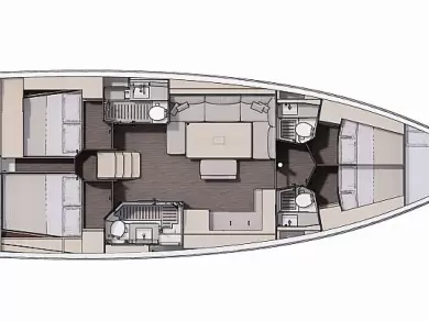Verhuur Zeilboot Dufour met vaarbewijs