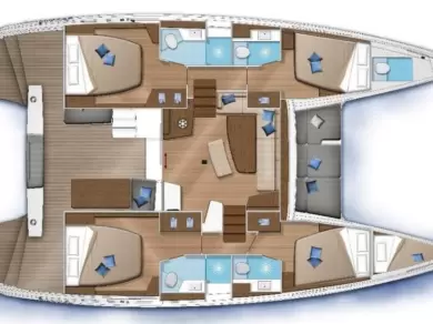 Bootverhuur Lefkáda goedkoop Lagoon 42