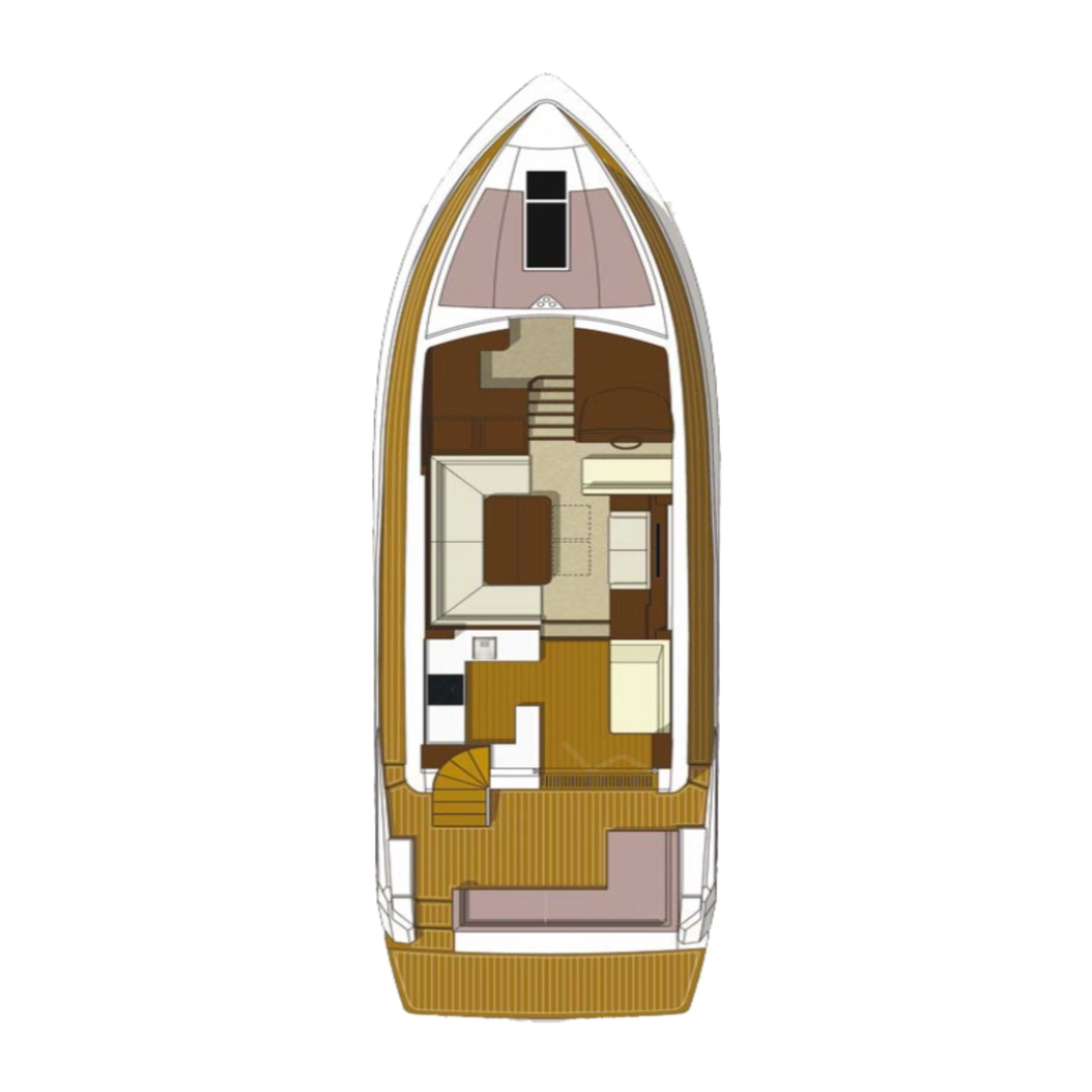 Verhuur Jacht Galeon met vaarbewijs