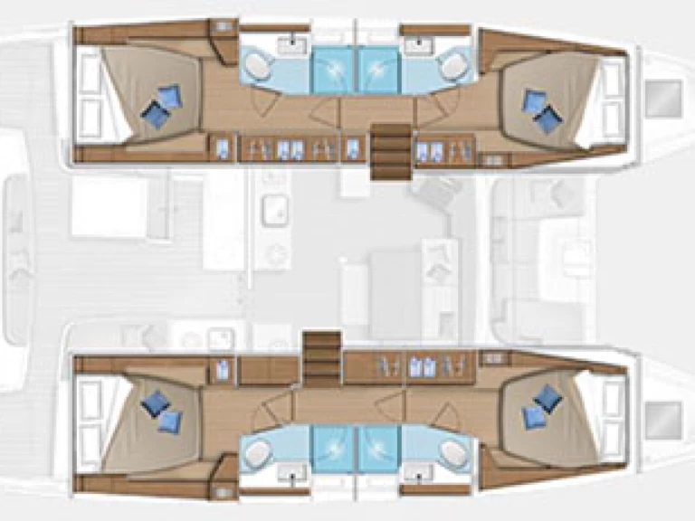 Lagoon Lagoon 46 te huur van particulier of professional in Álimos