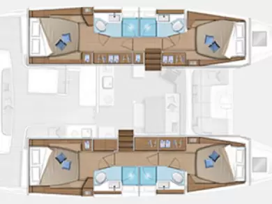 Lagoon Lagoon 46 te huur van particulier of professional in Álimos