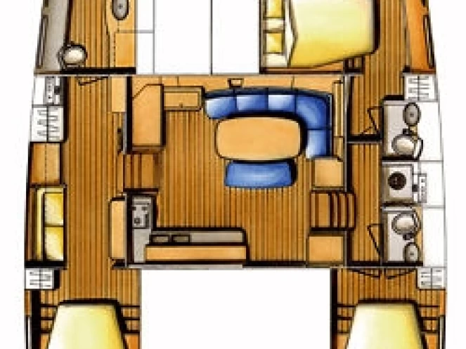 Verhuur Catamaran Lagoon met vaarbewijs