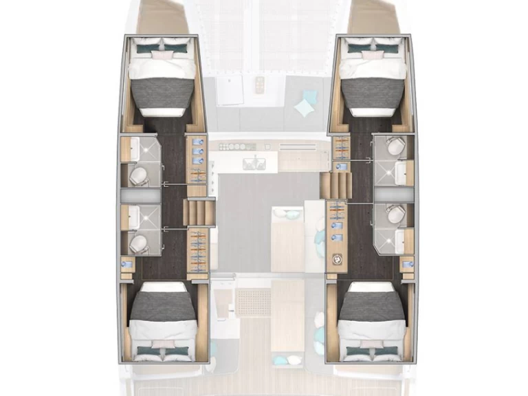 Bootverhuur Lagoon Lagoon 43 in Rogoznica via SamBoat