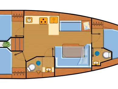 Verhuur Zeilboot in Pula - Bavaria Bavaria C38