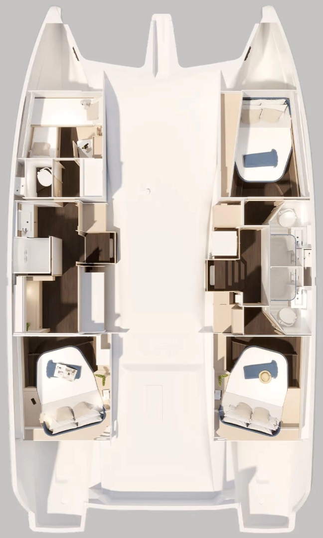 Jachthuur in Road Town - Fountaine Pajot Fountaine Pajot FP 44 Maestro - 3 cab. via SamBoat