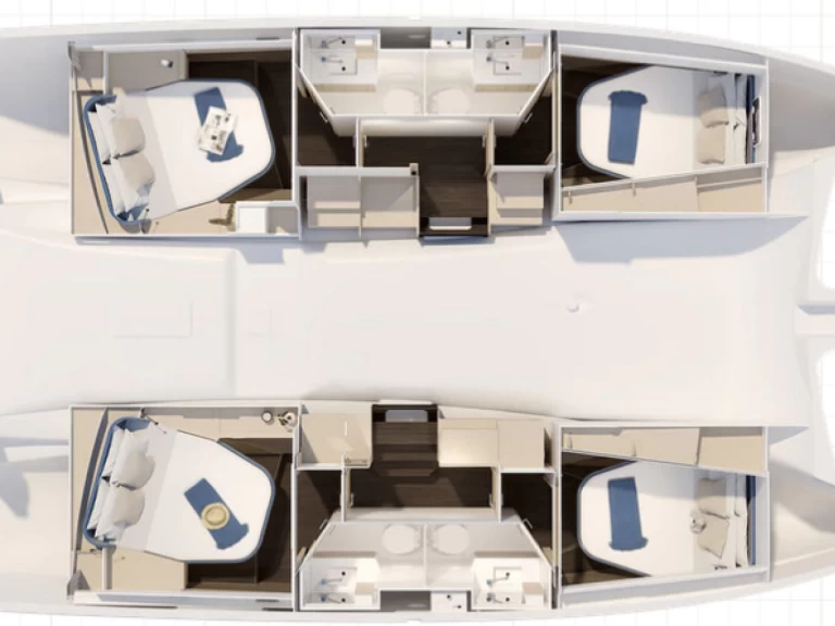 Huur een Fountaine Pajot Fountaine Pajot FP 41 Quatuor 4 in Lávrio