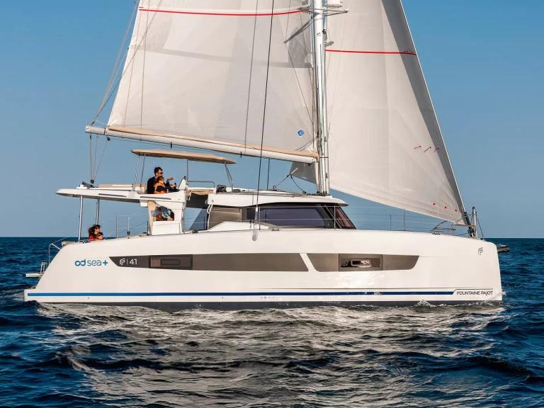 Verhuur Catamaran in Lávrio - Fountaine Pajot Fountaine Pajot FP 41 Quatuor 4